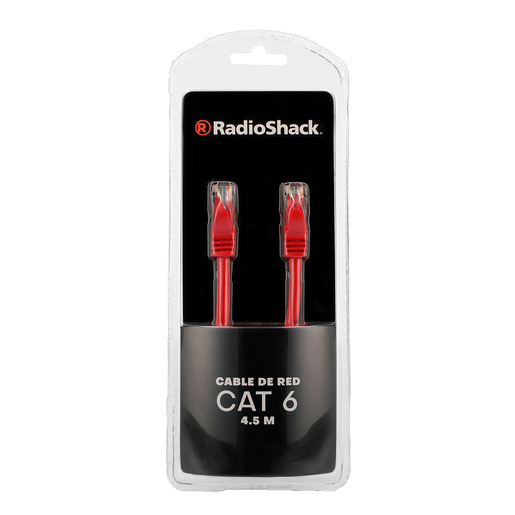 Cable de Red Ethernet RadioShack 4.5 m Cat 6