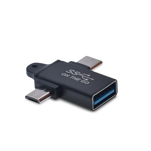 Adaptador USB OTG 2 en 1 a USB Tipo C UB