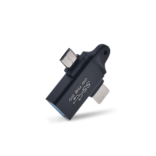 Adaptador USB OTG 2 en 1 a USB Tipo C UB