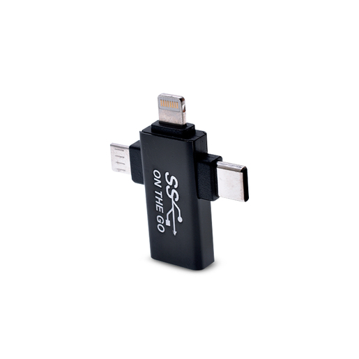 Adaptador USB OTG 3 en 1 UB