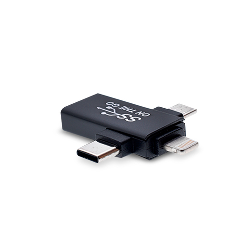 Adaptador USB OTG 3 en 1 UB