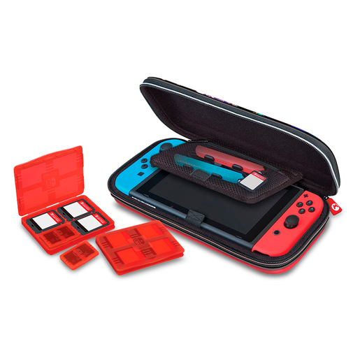 Estuche de Viaje para Nintendo Switch RDS / Negro con rojo 