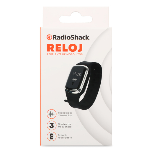 Reloj Pulsera Repelente de Mosquitos RadioShack Negro