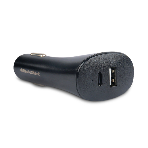 Cargador Doble de Auto para Celular RadioShack USB A/C