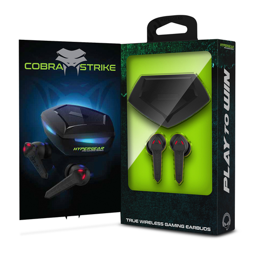 Audífonos Bluetooth Gaming Hypergear Cobra Strike / In ear / Negro