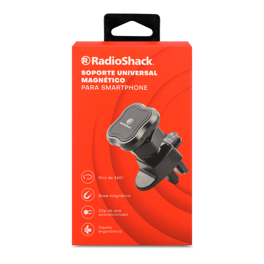 Soporte para Celular Ventila Coche IX60313G RadioShack Magnético