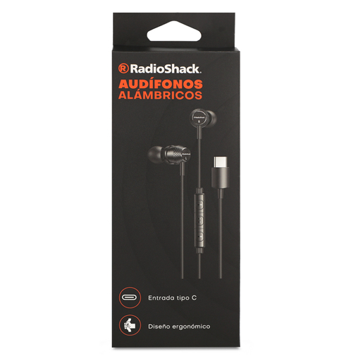 Audífonos Alámbricos TC5 RadioShack Negro