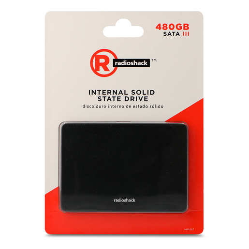 Disco Duro Interno RadioShack / 480 gb SSD / Sata 2.5 / Negro