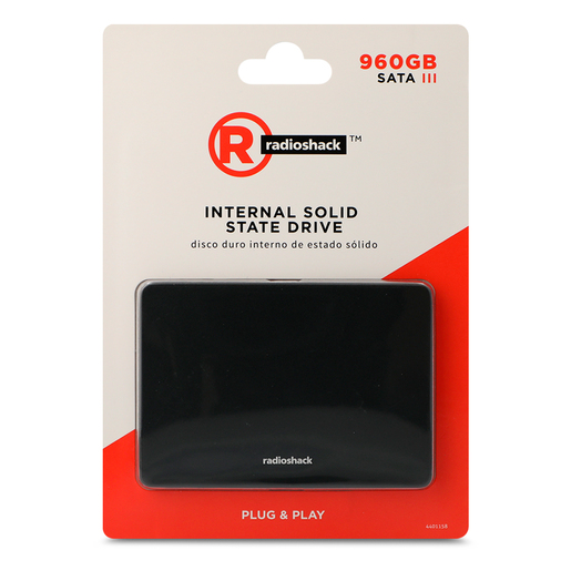 Disco Duro Interno RadioShack 960 gb SSD Sata 2.5 Negro