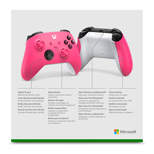 Control Inalámbrico Xbox / Xbox Series X / Xbox One / Rosa