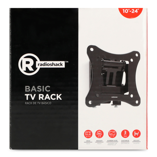 Soporte Fijo para Pantalla TV RadioShack 10 a 24 pulg. 15kg