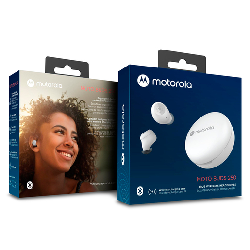 Audífonos Inalámbricos Buds 250 Motorola Blanco