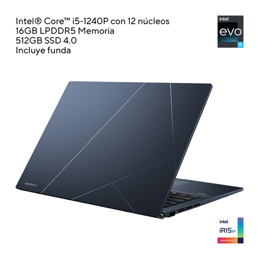 Laptop Asus Zenbook 14 Oled 14 pulg. Intel Core i5 512gb SSD 16gb RAM