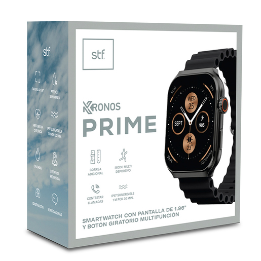 Smartwatch Kronos Prime STF Negro