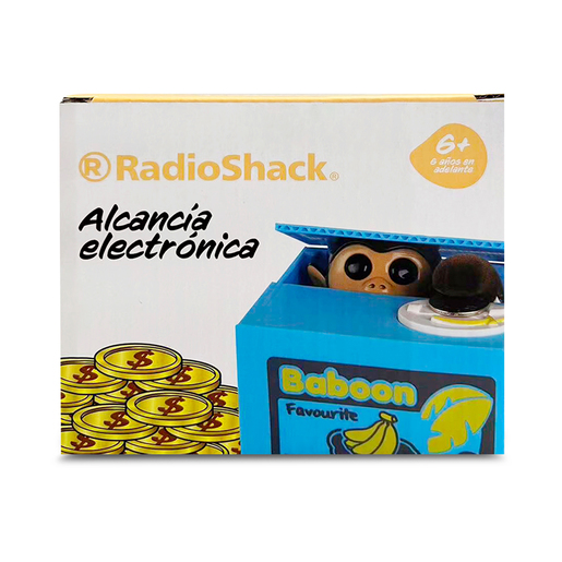 Alcancía Electrónica Mono RadioShack Azul