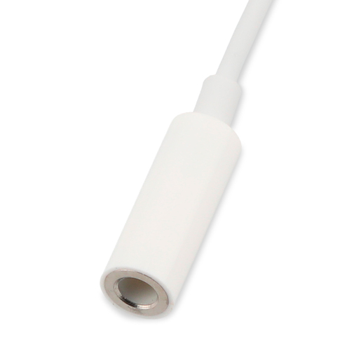 Adaptador de Lightning a 3.5 DBugg Blanco