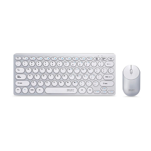 Teclado y Mouse Inalámbricos Select Power Blanco