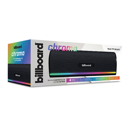 Bocina Bluetooth Chroma Billboard Negro