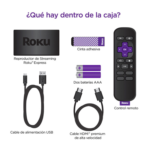 Roku Express HDMI HD 3960MX Negro