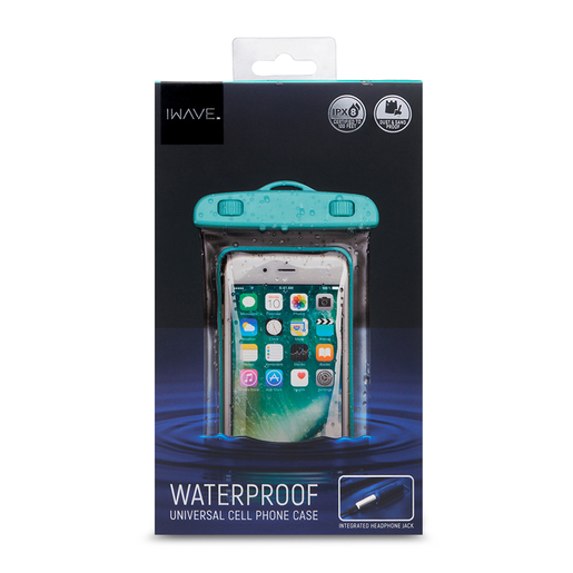 Funda Impermeable Universal para Celular Iwave Azul