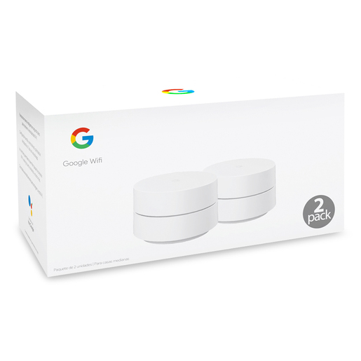 Sistema Inalámbrico WiFi Mesh Google AC1200 Blanco 2 piezas