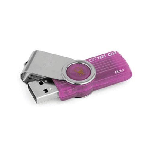 MEMORIA USB KINGSTON 8GB ROSA O NEGRO