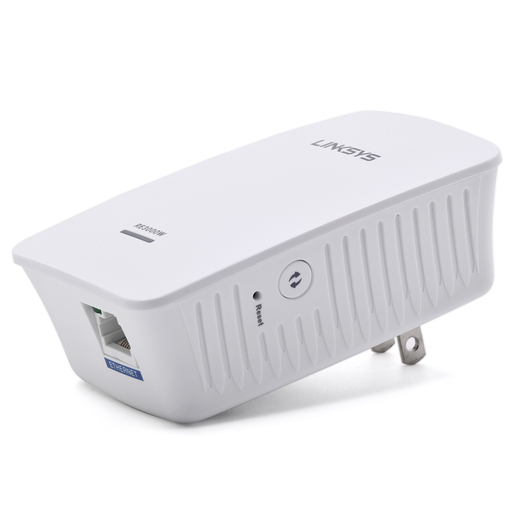 Extensor de Rango WiFi Linksys N300 RE3000W LA / 300 Mbps / Blanco