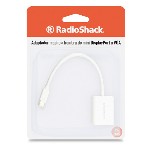 Adaptador de Mini Display a VGA RadioShack / Blanco