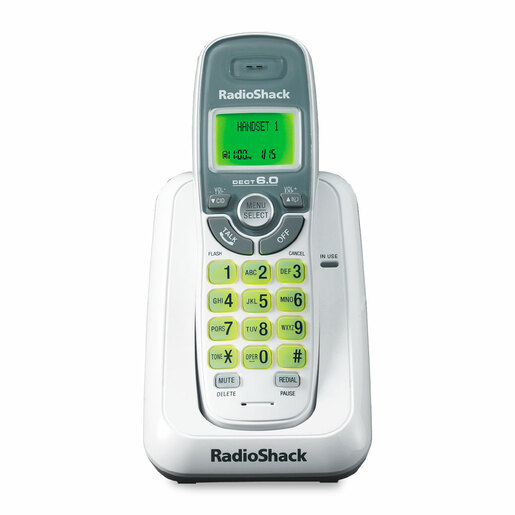 Teléfono Inalámbrico con Identificador RadioShack RS6114 / Blanco