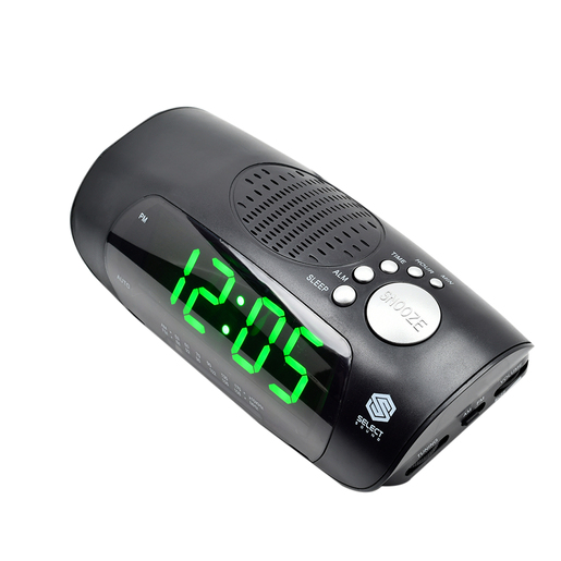 Radio Reloj Despertador Select Sound 4333 / Negro