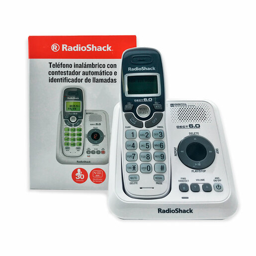 Teléfono Inalámbrico con Identificador RadioShack CS6124 / Blanco