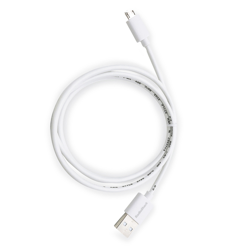 Cable USB a Micro USB RadioShack / 91 cm / Plástico / Blanco