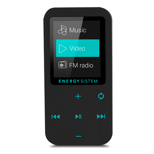 Reproductor Mp4 Energy Sistem ES 426461 / Negro con menta / 8 gb 