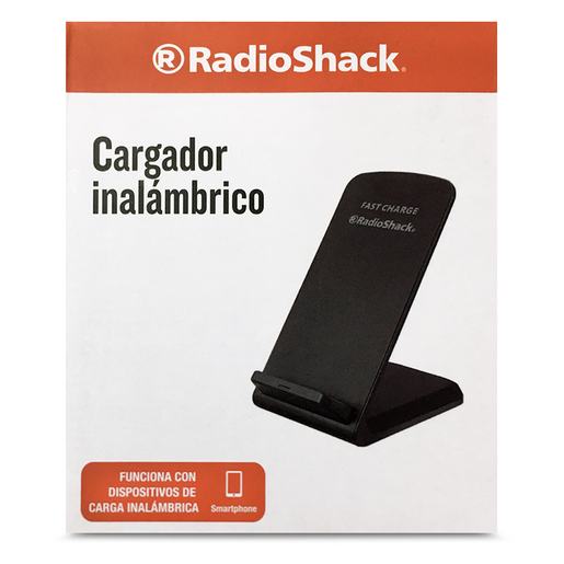 Cargador Inalámbrico Qi para Celular Fast Charge RadioShack W0214-1 / Negro