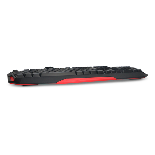 Teclado Gamer RadioShack 26000054 / Negro con rojo / USB