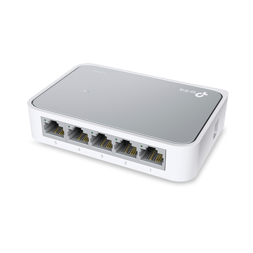 Mini Switch TP Link TL SF1005D / Blanco / 5 puertos