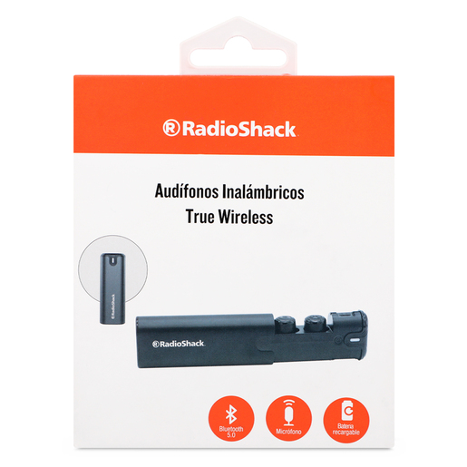 Audífonos Bluetooth RadioShack IK20529G True Wireless / In ear / Negro