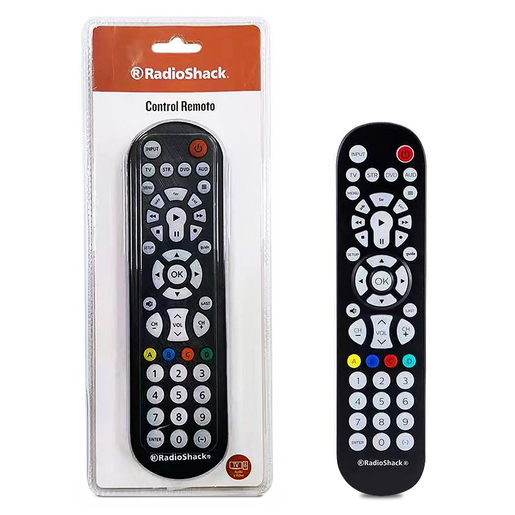 Control Remoto Universal RadioShack RM U1812 / Negro