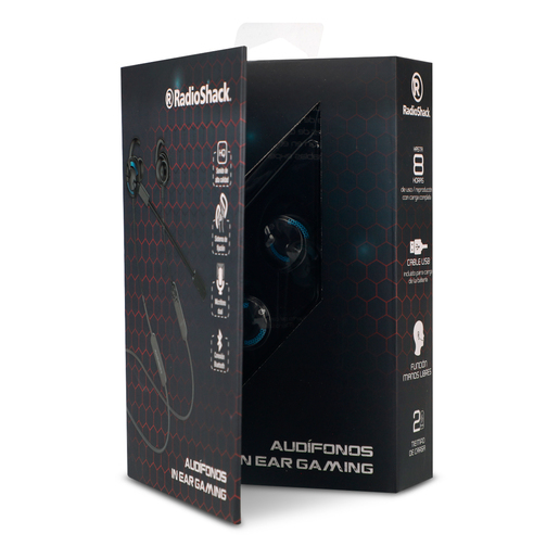 Audífonos Gamer Inalámbricos Bluetooth RadioShack G618PRO / Negro