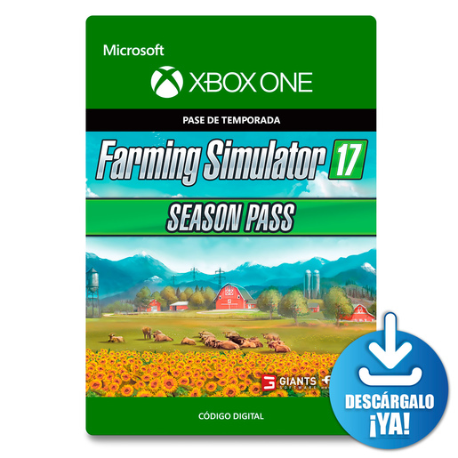 Farming Simulator 17 Season Pass / Pase de temporada digital / Xbox One / Descargable