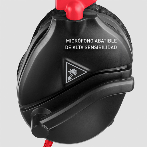 Audífonos Gamer Turtle Beach Recon 70N Nintendo Switch Negro con Rojo