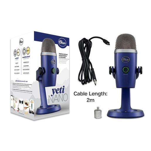 Micrófono Blue Yeti Nano / Azul / USB