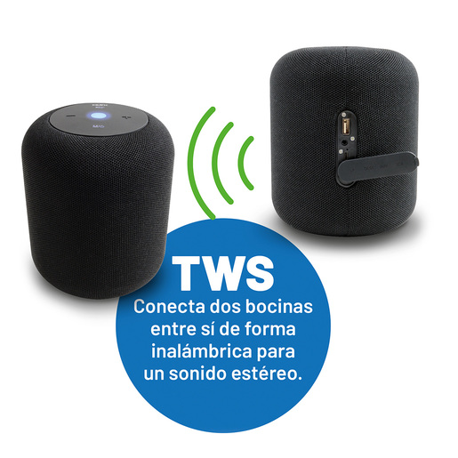 Bocina Bluetooth Misik 360 MS207 TWS / Negro