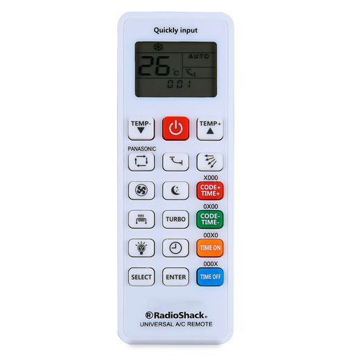 Control Universal para Aire Acondicionado RadioShack K2E / Blanco